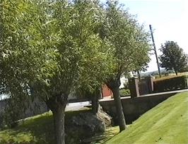 West Heath Farm, Edington is surrounded by drainage ditches which look remarkably like a moat